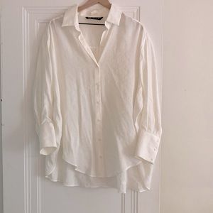 ZARA oversized button down
